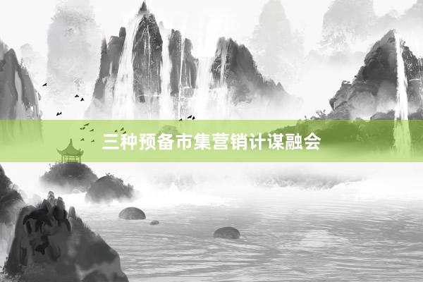 三种预备市集营销计谋融会